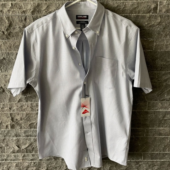 kirkland button down dress shirts Signature Men's 100% Cotton Tailored Fit Shirt White 16 x 35 : Clothing, Shoes & Jewelry superior quality Button Down Kirkland Mens White